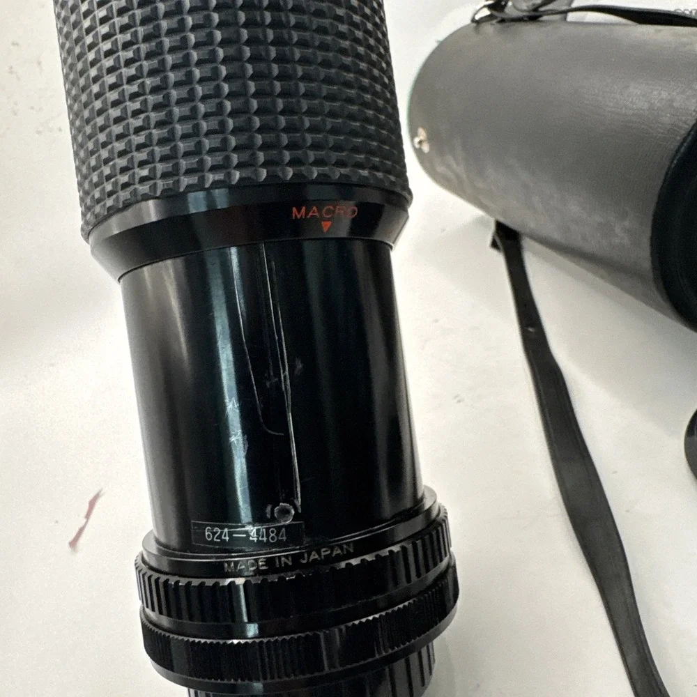 JCPenney Multi-coated Optics 1:5.6 f=75-300mm 55MM Camera Lens With Case JAPAN!